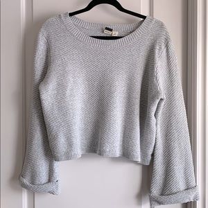 Roxy bell sleeve knit sweater